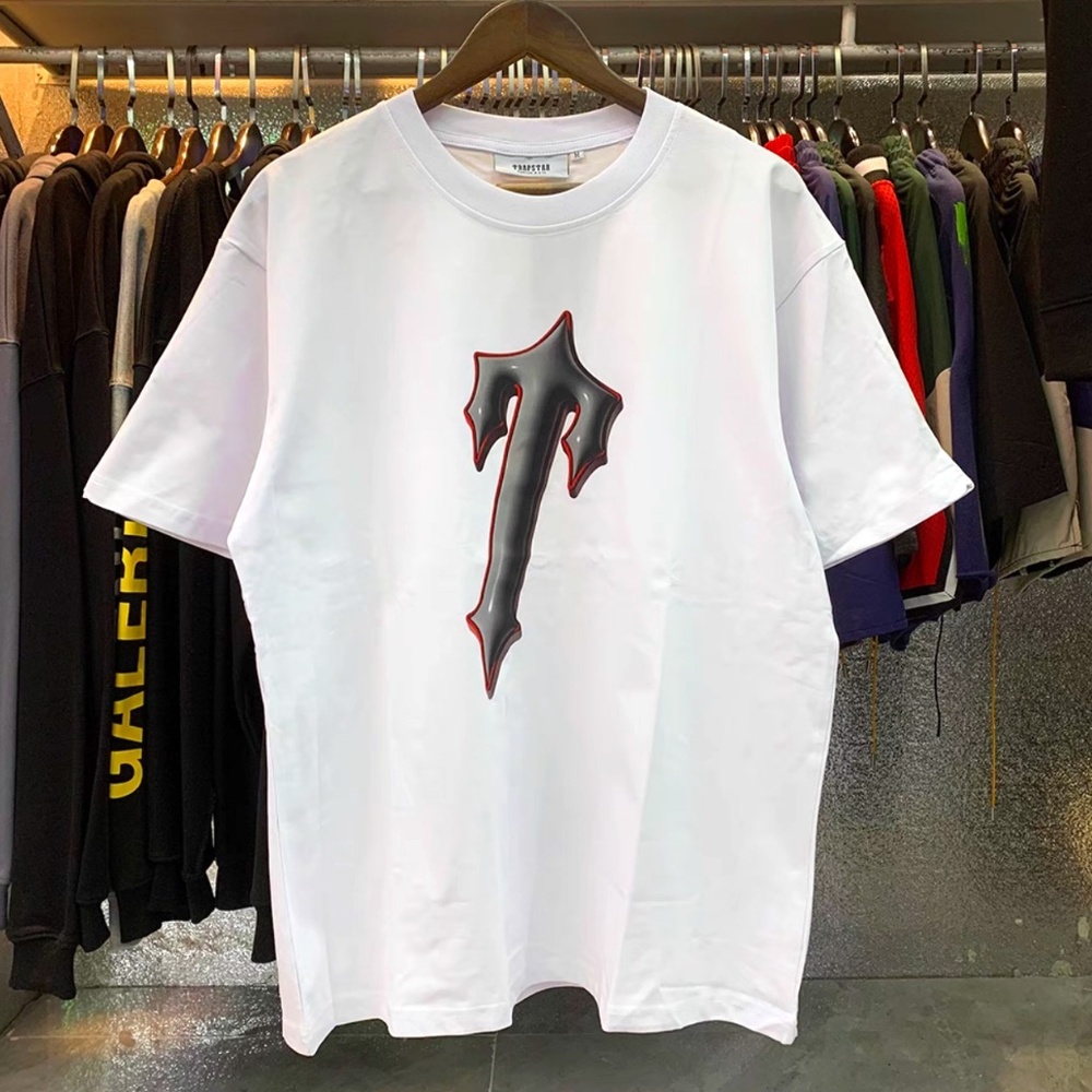 Trapstar 'T-Logo Red' White T-Shirt